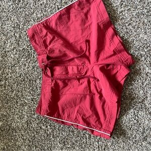 American Eagle Outfitters Red Athletic Shorts